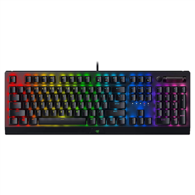 Klaviatūra Razer BlackWidow V4 X Mechanical Gaming Keyboard, Green Switch, Nordic Layout, Wired, Black