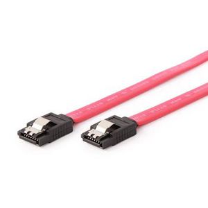 GEMBIRD CC-SATAM-DATA-XL Serial ATA III 100 cm Data Cable metal clips red