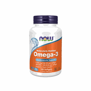 NOW OMEGA-3 1000 mg minkštosios kapsulės N100