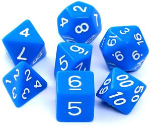 REBEL RPG Dice Set - Matte - Blue