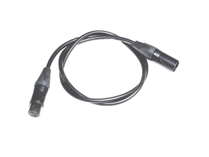 L-2T2S microphone cable 6,0mm, XLR (M) / XLR (F) 0,3m, BLK