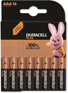 1x16 Duracell Plus Micro MN2400 AAA LR03 1,5V