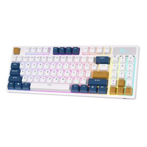 Royal Kludge RK89 Klein Blue Wireless Mechanical Keyboard | 85%, Hot-swap, Lemon switches, US