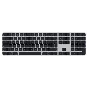 Klaviatūra Apple Magic Keyboard with Touch ID MMMR3S/A Standard, Wireless, SE, Numeric keypad, Black, Bluetooth