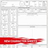 Dungeons & Dragons Character Sheets 2024