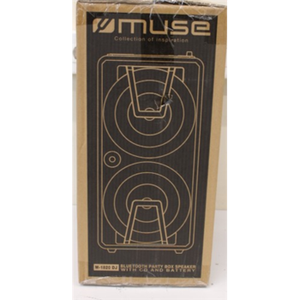 SALE OUT. Muse M-1820 DJ Bluetooth Party Box Speaker With CD and Battery, Wireless, Black Muse Party Box Speaker M-1820 DJ DAMAGED PACKAGING 150 W Bluetooth Wireless connection Black | Muse | Party Box Speaker | M-1820 DJ | DAMAGED PACKAGING | 150 W | Bluetooth | Black | Wireless connection