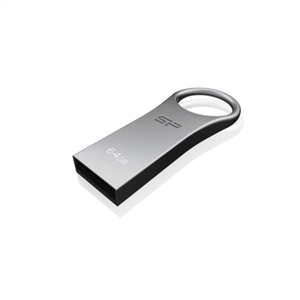 SILICON POWER memory USB Firma F80 16GB USB 2.0 COB Zinc alloy Silver
