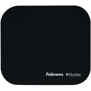Fellowes Microban pelės kilimėlis, 264 mm x 280 mm x 3 mm, juodos spalvos