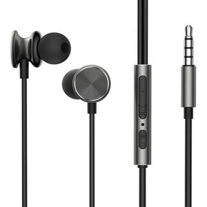 Wired Earphones JR-EW03, Half in Ear (Dark Grey)