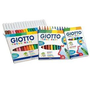 Flomasteriai Fila Giotto Turbo Maxi, 24 spalvos