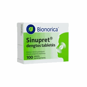 Sinupret dengtos tabletės N100