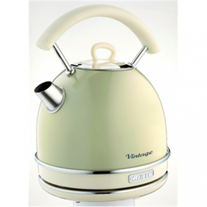 Ariete 2877/03  Standard kettle, Stainless steel, Cream, 2000 W, 360 and #176; rotational base, 1.7 L