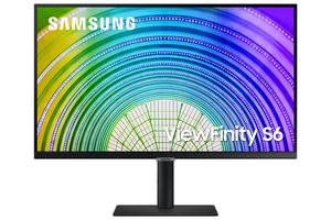 Samsung ViewFinity S6 S27A600UUU Monitorius 27'' IPS, QHD 2560x1440, 5 ms, 300 cd/m2, 75 Hz, Juoda