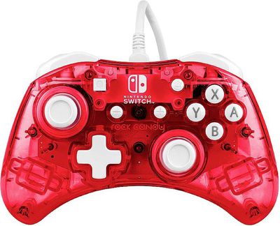 PDP Rock Candy Mini Stormin Cherry Wired Controller for Nintendo Switch