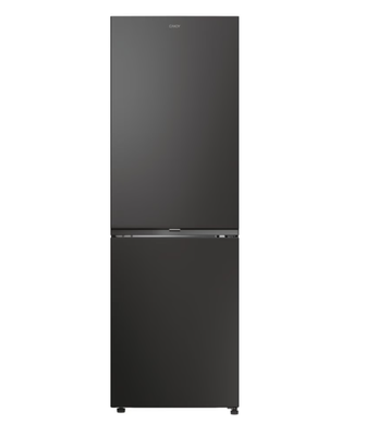 Šaldytuvas Candy CNCQ2T618EB Refrigerator, E, Free standing, Combi, Height 1850 cm, Fridge net 235 L, Freezer net 120 L, Black