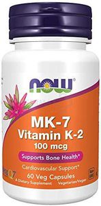 Maisto papildas NOW Vitamin K-2 (MK7) 100mcg 60 kaps.