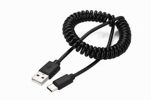 GEMBIRD Coiled USB Type-C cable 0.6m black
