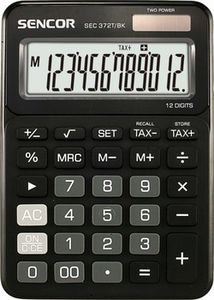 Calculator SEC 372BK Table, 12 Digit LCD