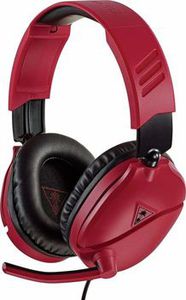 Turtle Beach RECON 70 Wired Over-ear Gaming Headphones with Foldable microphone - Red | Xbox One/Xbox Series X|S/PS4/PS5/Nintendo Switch/PC/Smartphones