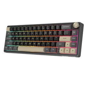 Royal Kludge R65 RGB Phantom wired mechanical keyboard | 600%, Chartreuse switches, US