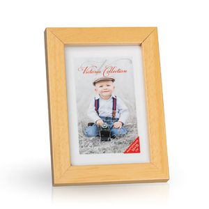Cubo photo frame 10x15, natural