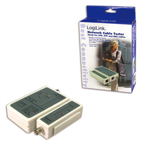 LOGILINK - Cable tester for RJ45 and BNC with remote unit