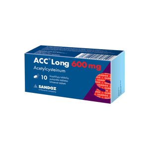 ACC Long 600 mg šnypščiosios tabletės N10