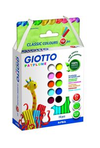Plastilinas Fila Giotto Patplume 10x20g, 10 spalvų