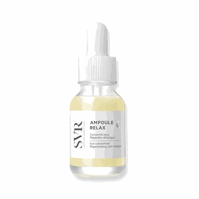 SVR atpalaiduojantis naktinis akių srities serumas AMPOULE RELAX 15 ml