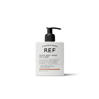 REF Colour Boost Masque Ash Blonde Spalvos spindesį atkuriantis šampūnas, 200ml