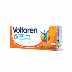 Voltaren Akti 12,5 mg plėvele dengtos tabletės N10