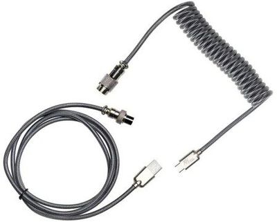 Royal Kludge Coiled Aviator Cable (Grey)