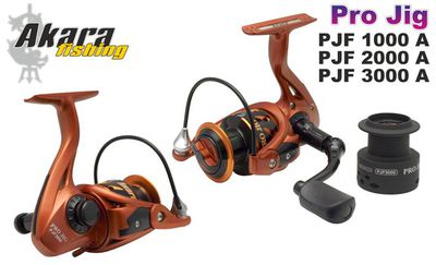 Beinercinė Ritė AKARA PRO Jig PJF3000, Guoliai 5+1BB, Perdavimas 5,1:1, Max 6,0 kg.