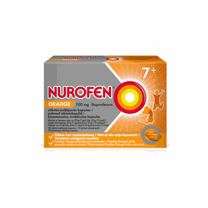 Nurofen Orange 100 mg kramtomosios minkštosios kapsulės N12