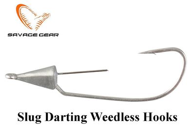 Galvakabliai Savage Gear Slug Darting Weedless Hooks Nr1 3 g 3 g
