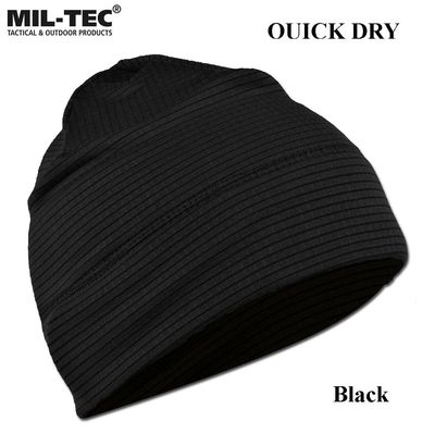 Mil-tec Quick Dry kepurė juoda