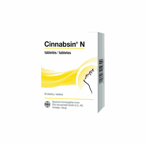 Cinnabsin N 25 mg/25 mg/25 mg/25 mg tabletės N40