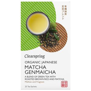 Japoniška žalioji arbata MATCHA GENMAICHA, ekologiška