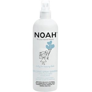 Noah Kids Spray Conditioner Vaikiškas balzamas plaukams su pienu ir cukrumi, 250 ml 