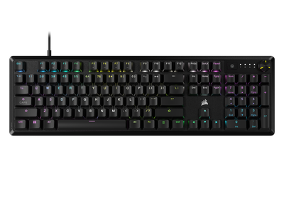 Klaviatūra Corsair Mechanical Gaming Keyboard K70 CORE RGB Gaming keyboard Wired N/A RED USB Type-A Black