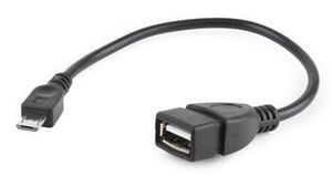 GEMBIRD A-OTG-AFBM-03 cable USB OTG AF to micro BM 0.15m