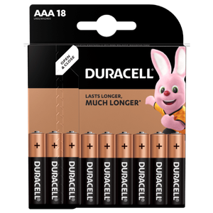 Baterijos DURACELL AAA, LR06 18 vnt