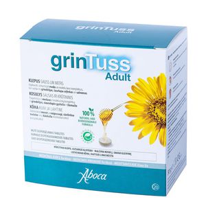 GRINTUSS ADULT burnoje disperguojamosios tabletės, N20