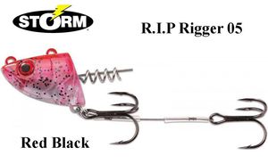 Tvirtinimo sistema gumoms Storm RIP Rigger 05 Red Black 27 g