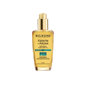 Bioxsine  Keratin &amp; Argan Repairing Hair Care Oil Atstatomasis plaukų aliejus ,150ml