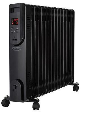 Tepalinis radiatorius Camry Oil-Filled Radiator with Remote Control CR 7820	 2500 W, Number of power levels 3, Black