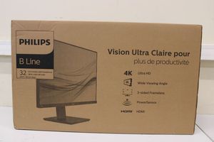 SALE OUT. PHILIPS 328B1/00 31.5" 3840x2160/16:9/350 cd/m²/4ms/ DP HDMI Philips LCD Monitor with PowerSensor 328B1/00 31.5 " 4K UHD VA 16:9 Black 4 ms 350 cd/m² Audio out DAMAGED PACKAGING HDMI ports quantity 2 60 Hz | LCD Monitor with PowerSensor | 328B1/00 | 31.5 " | 4K UHD | VA | 16:9 | Black | 4 ms | 350 cd/m² | Audio out | DAMAGED PACKAGING | HDMI ports quantity 2 | 60 Hz