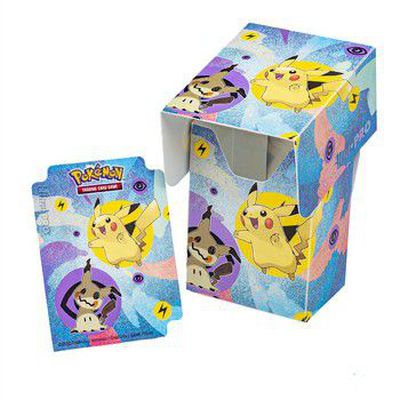 UP - Pikachu  and  Mimikyu Full View Deck Box for Pokémon