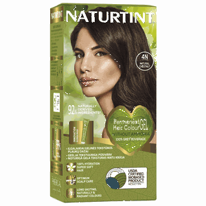 NATURTINT® ilgalaikiai plaukų dažai be amoniako, NATURAL CHESTNUT 4N