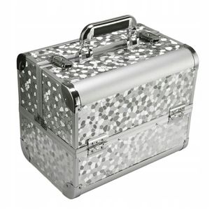 Kosmetikos priemonių lagaminas Professional Style XL Silver